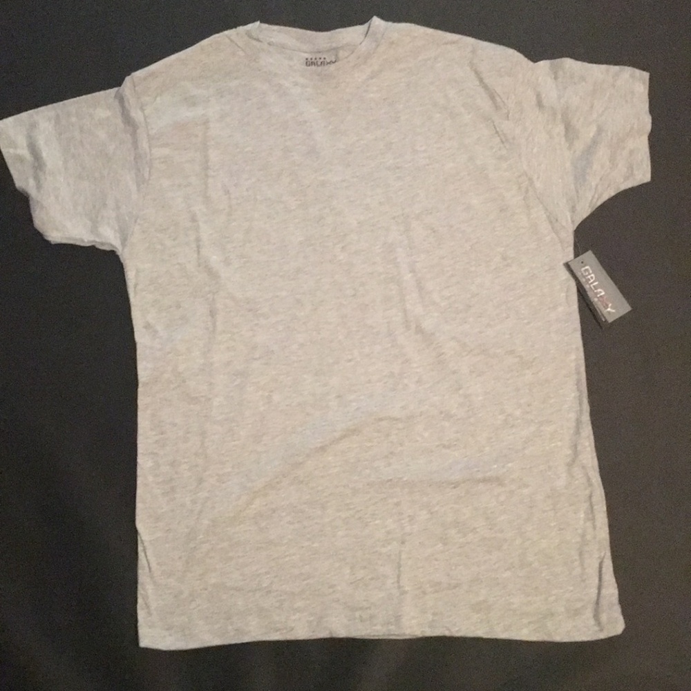 Galaxy Men's Light Gray T-Shirt - Size Large - Picture 1 of 3